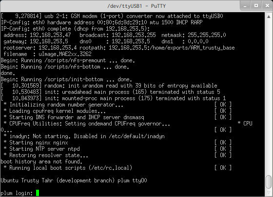 boot with NFS root