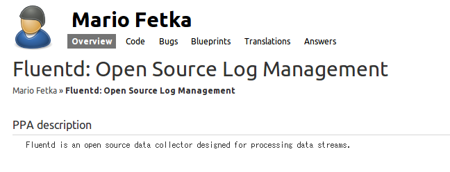 https://launchpad.net/~mario-fetka/+archive/fluentd